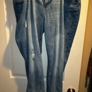 Old Navy Mid-Rise Straight Blue Jeans